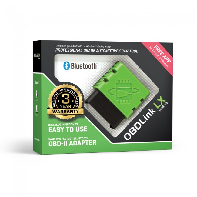 OBDLink LX Bluetooth OBD-II Scan Tool for Android & Windows