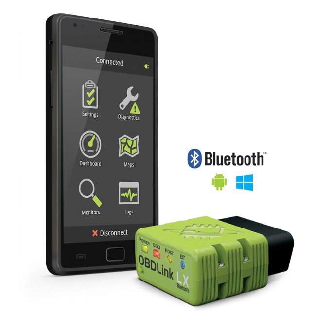 OBDLink LX Bluetooth OBD-II Scan Tool for Android & Windows