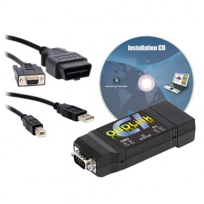 OBDLink CI, OBD cable, USB cable, Installation CD