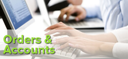 Orders & Accounts Banner
