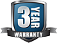 3 year warranty