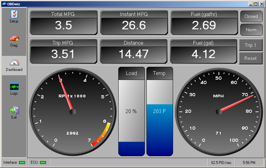 OBDwiz Automotive Diagnostic Software