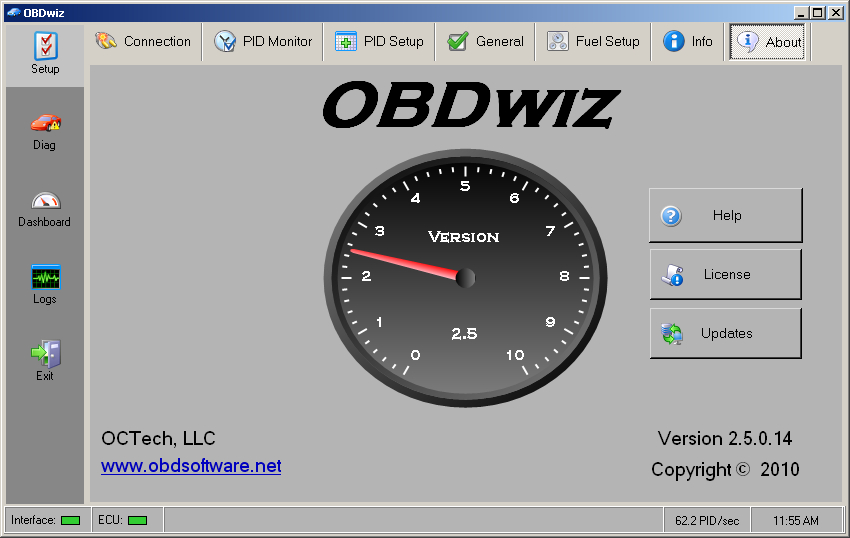 TOAD-Pro: OBD2 Car Scanner Diagnostics Software for PC