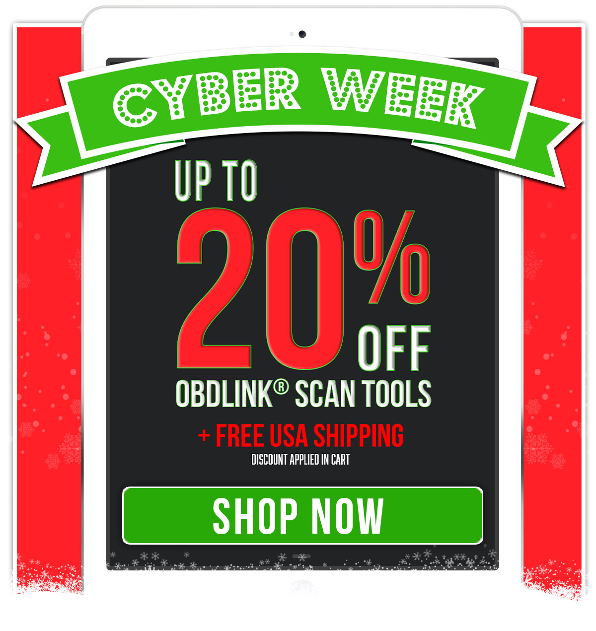 Cyber Week Sale - Up to 20% off OBDLink scan tools